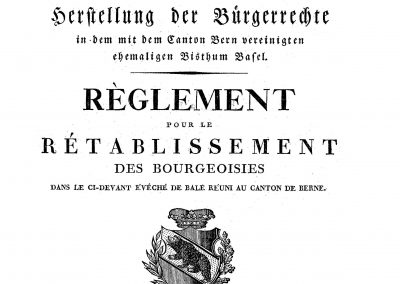 No 109 - Réglement 1816