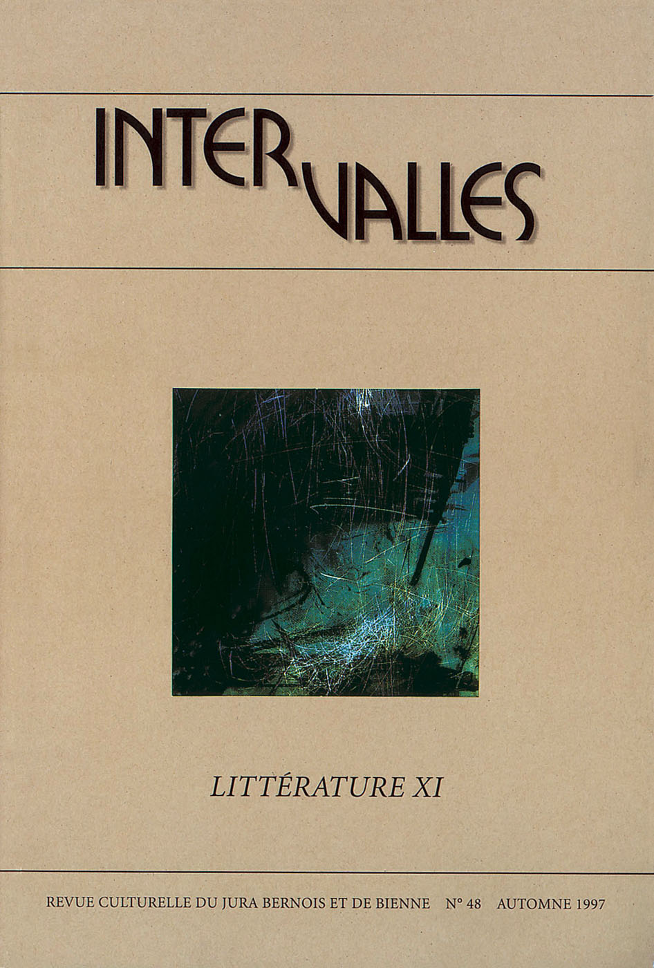 No 48 – Littérature XI «Ecrire ici»