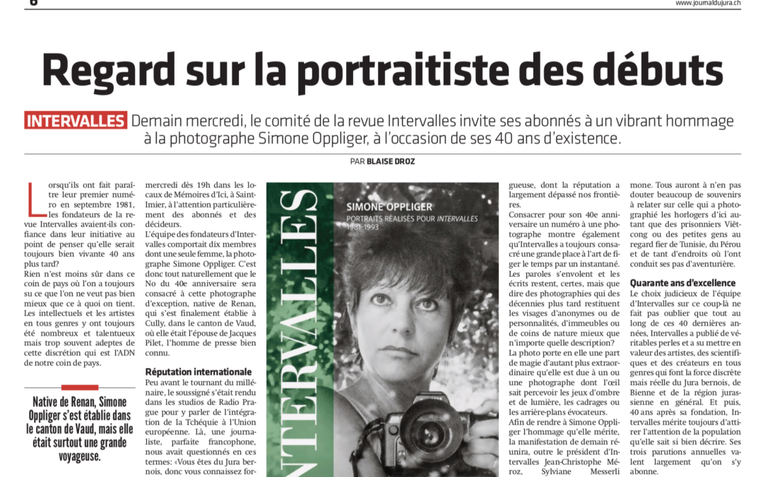 Nr 120 Simone Oppliger – Journal du Jura